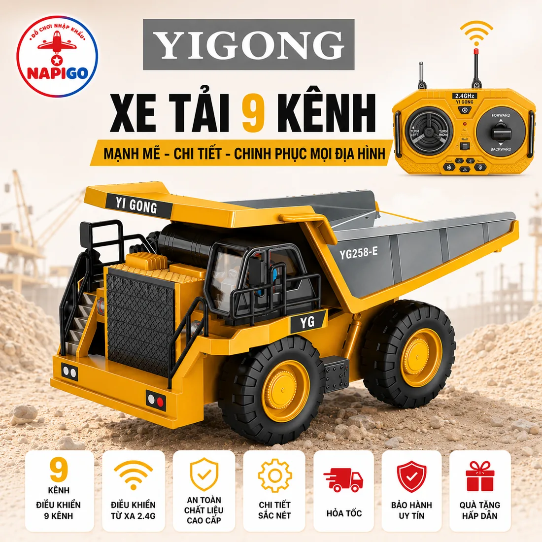 Xe tải điều khiển từ xa YIGONG